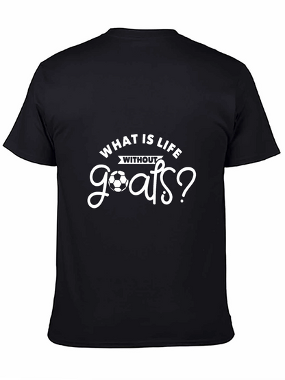 Soccer Goals T-Shirt - Black Graphic Tee