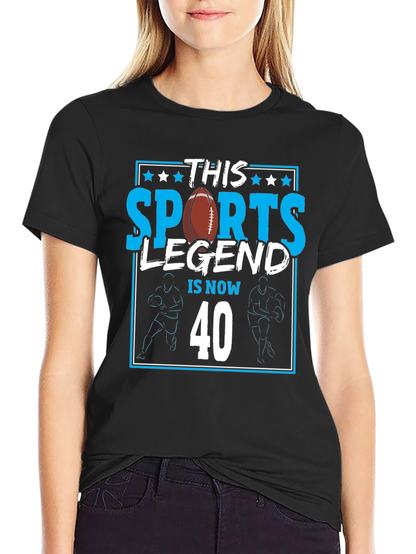 Sports Legend 40th Birthday Graphic Tee