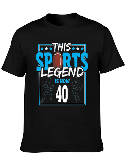 Sports Legend 40th Birthday Graphic Tee