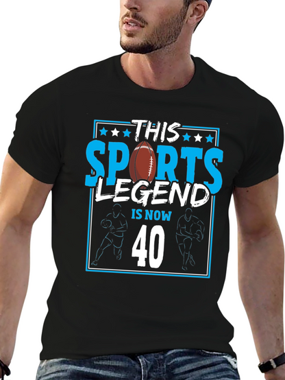 Sports Legend 40th Birthday Graphic Tee