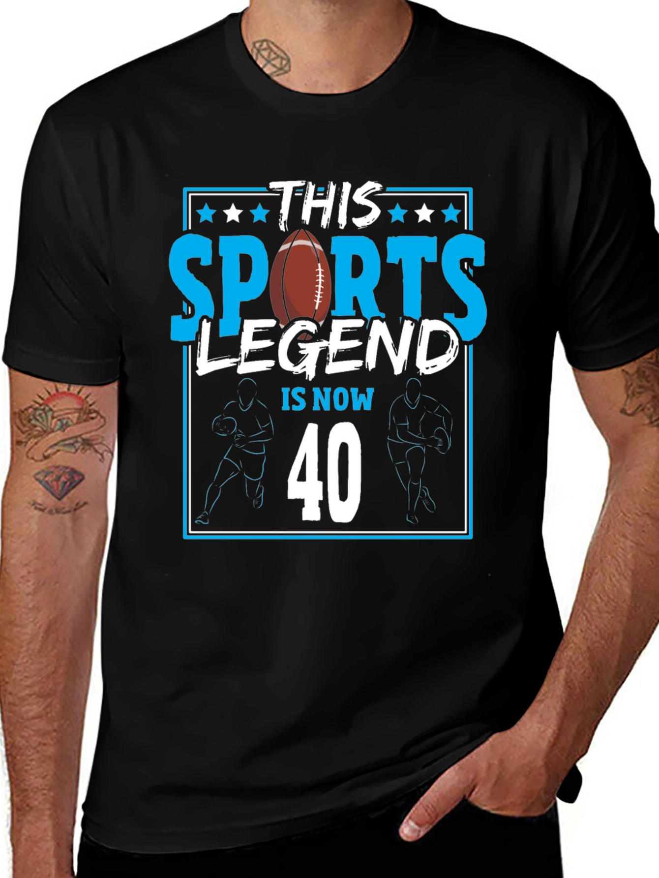 Sports Legend 40th Birthday Graphic Tee