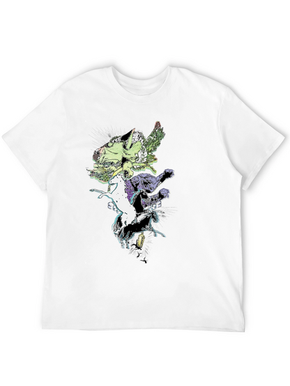 Fantasy Creature T-Shirt - Black Cotton Tee