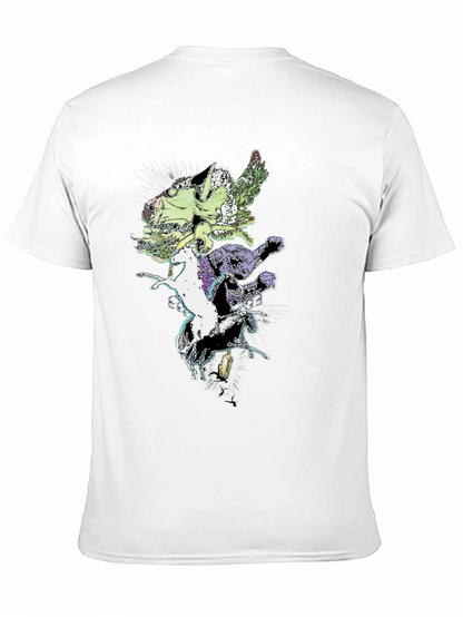 Fantasy Creature T-Shirt - Black Cotton Tee