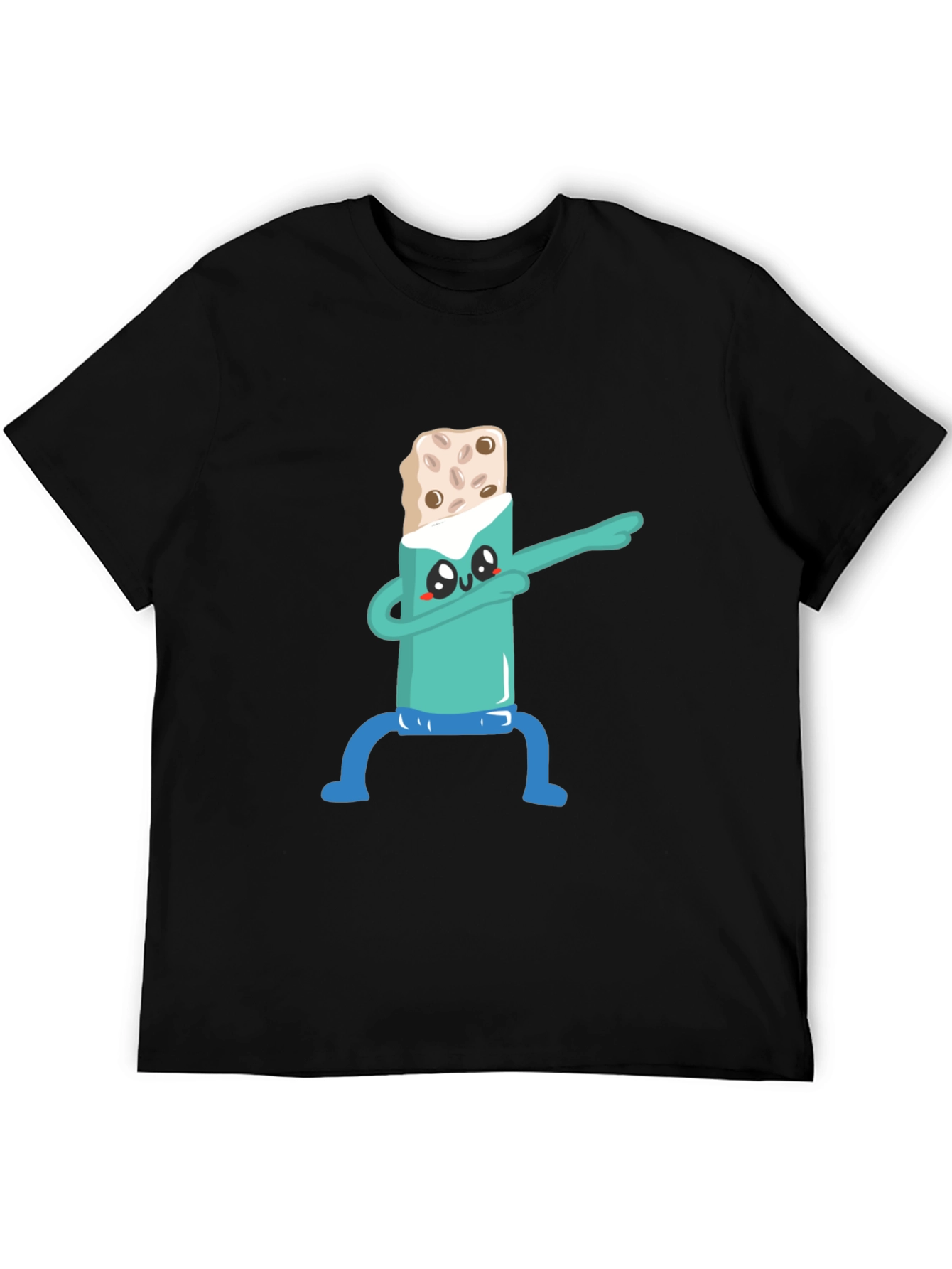 Dabbing Burrito T-Shirt - Funny Cartoon Tee