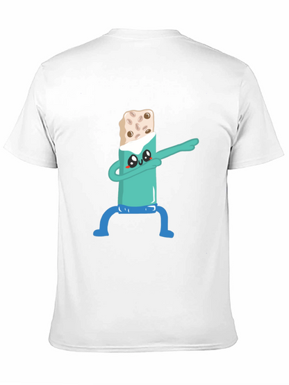 Dabbing Burrito T-Shirt - Funny Cartoon Tee