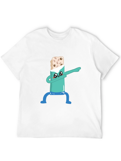 Dabbing Burrito T-Shirt - Funny Cartoon Tee