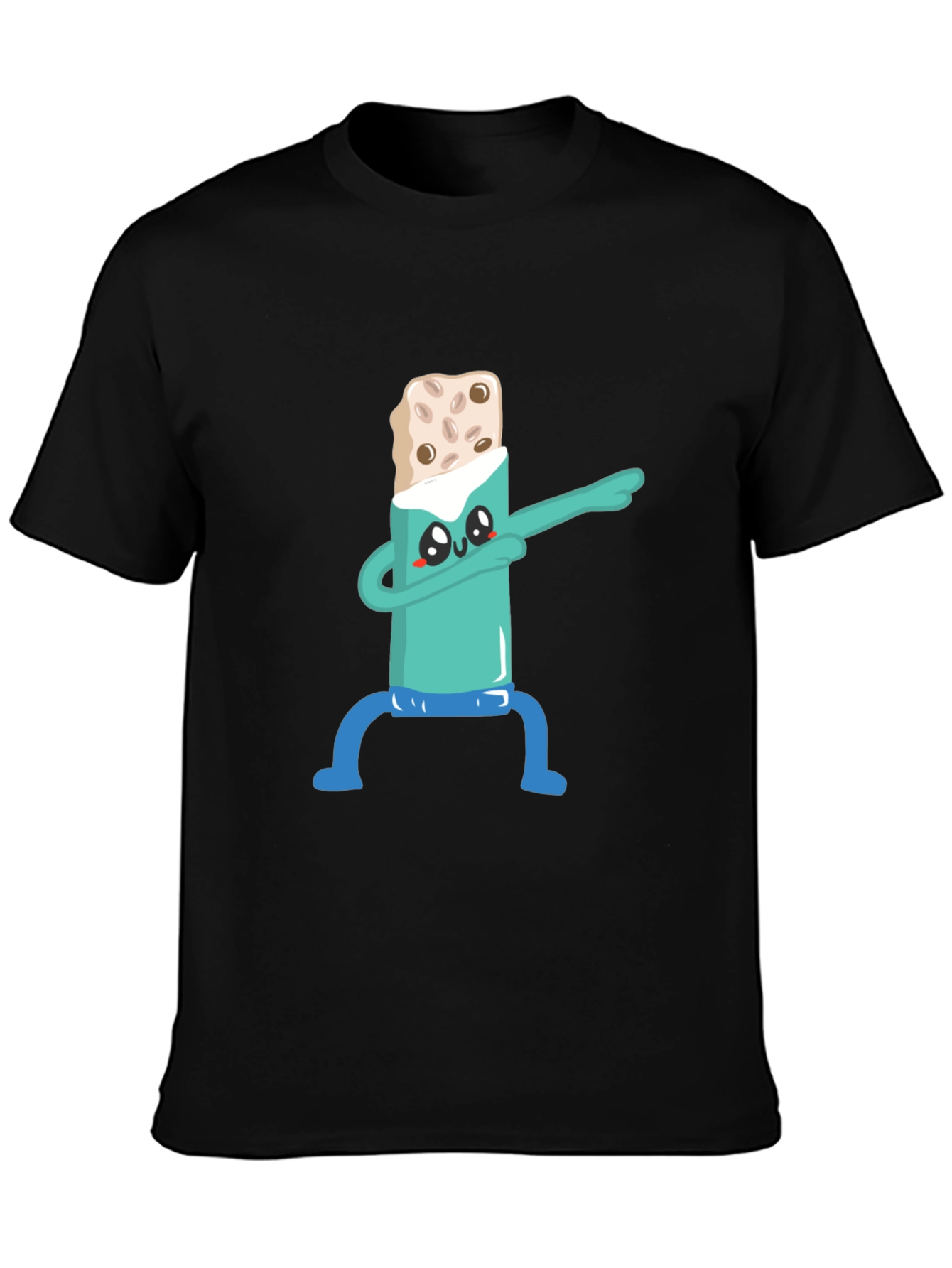 Dabbing Burrito T-Shirt - Funny Cartoon Tee