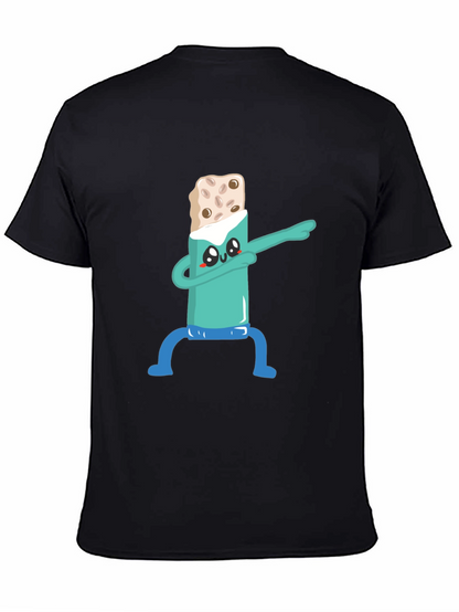 Dabbing Burrito T-Shirt - Funny Cartoon Tee
