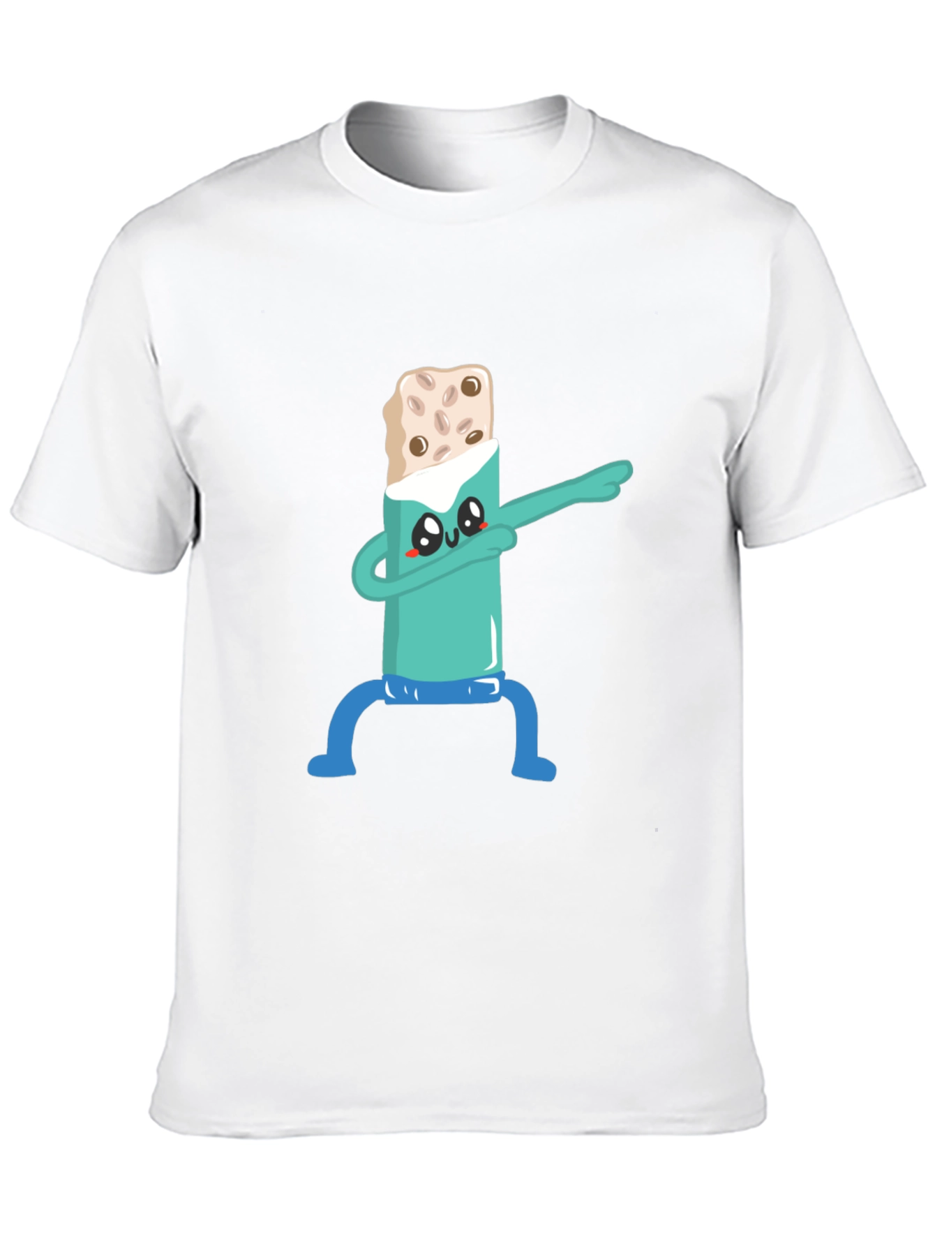 Dabbing Burrito T-Shirt - Funny Cartoon Tee