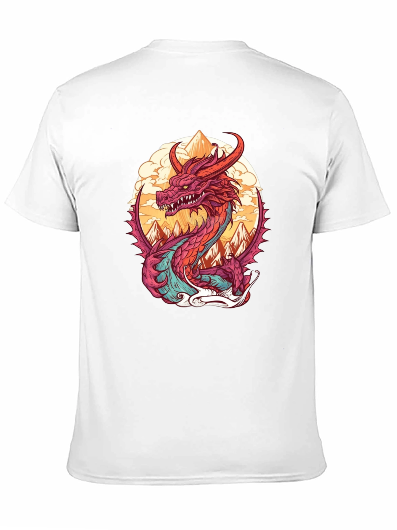 Dragon Graphic Tee - Stylish Cotton Blend Shirt
