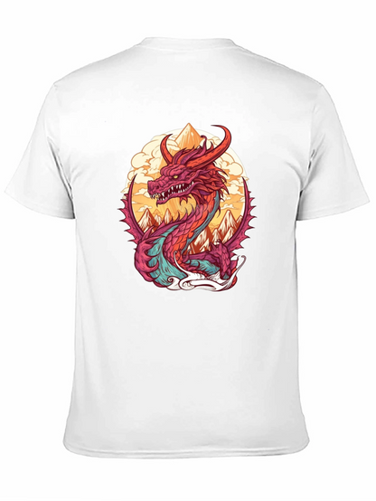 Dragon Graphic Tee - Stylish Cotton Blend Shirt