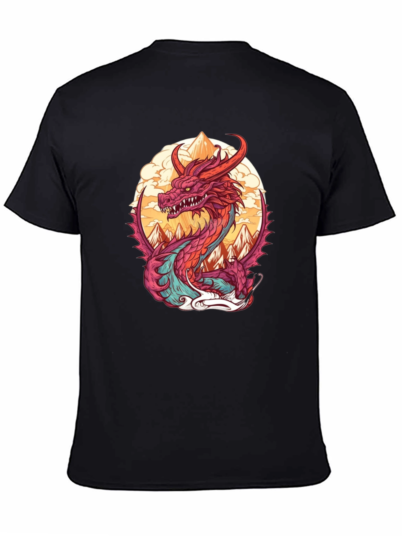 Dragon Graphic Tee - Stylish Cotton Blend Shirt