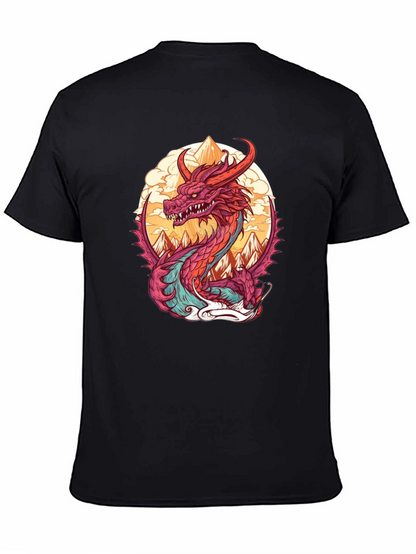 Dragon Graphic Tee - Stylish Cotton Blend Shirt