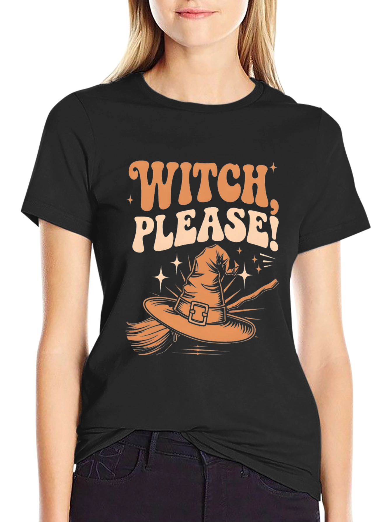 Witch Please Halloween T-Shirt - Spooky Season Style