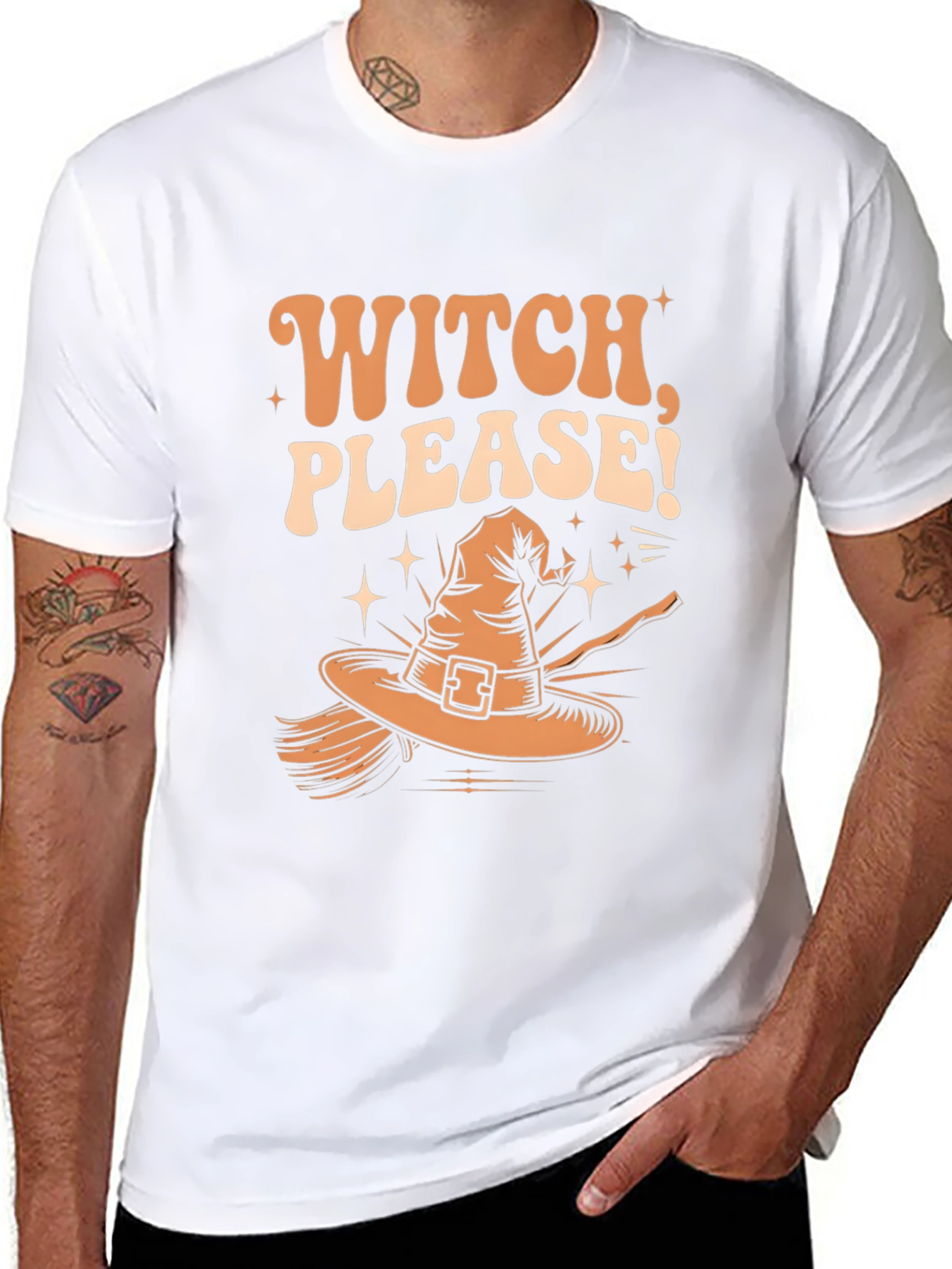 Witch Please Halloween T-Shirt - Spooky Season Style