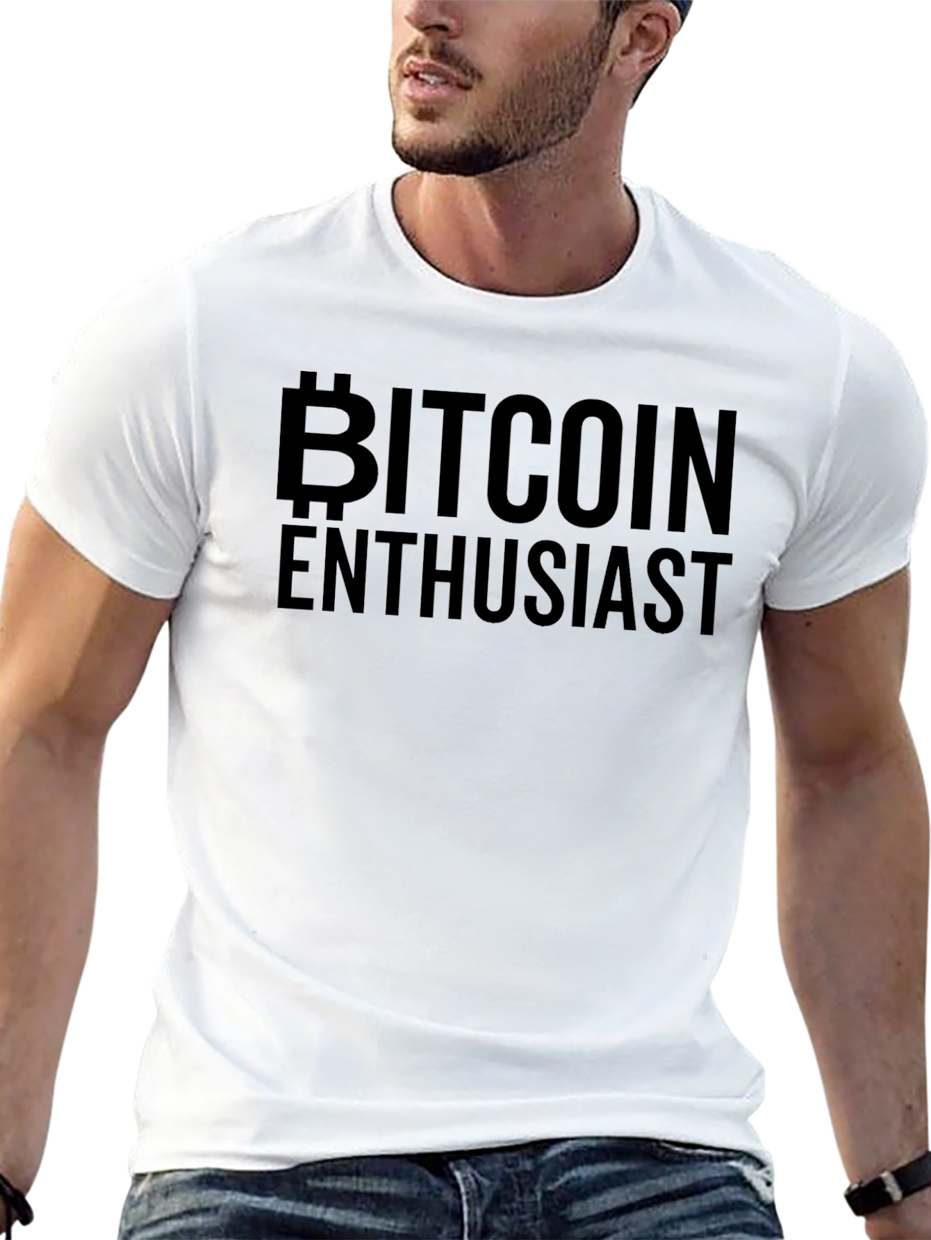 Bitcoin Enthusiast Black T-Shirt - Crypto Currency Tee
