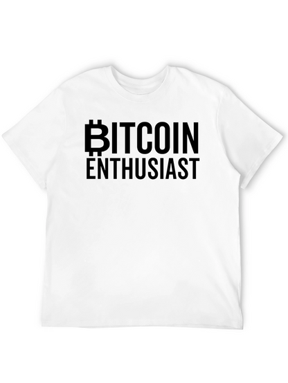 Bitcoin Enthusiast Black T-Shirt - Crypto Currency Tee