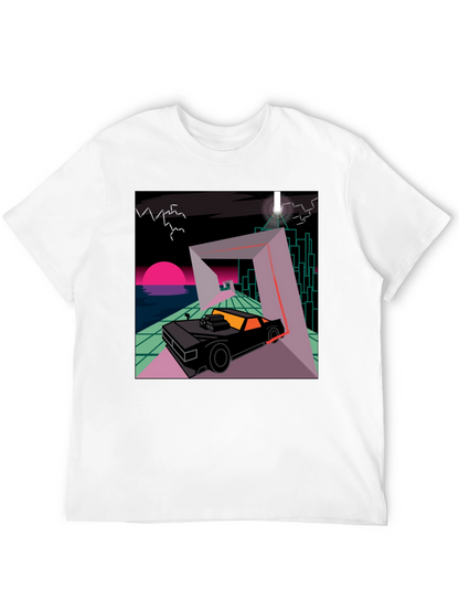 Retro Wave Car T-Shirt - Synthwave Design