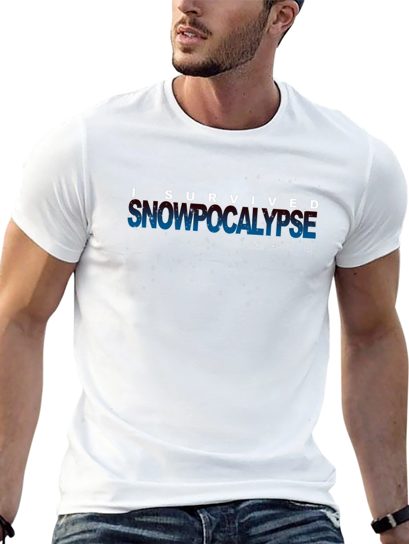 I Survived Snowpocalypse 2018 Black Tee