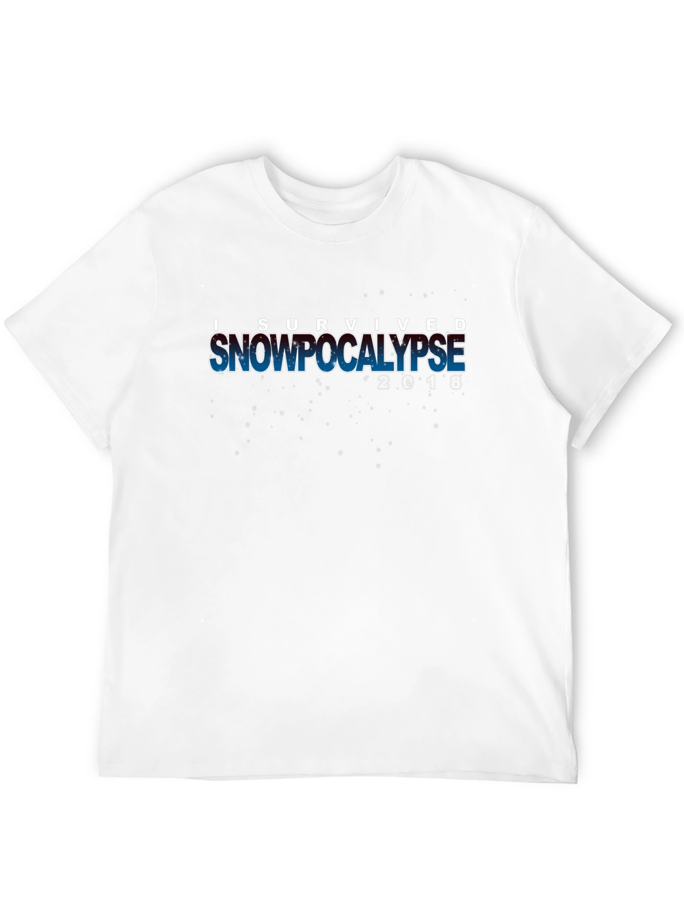 I Survived Snowpocalypse 2018 Black Tee