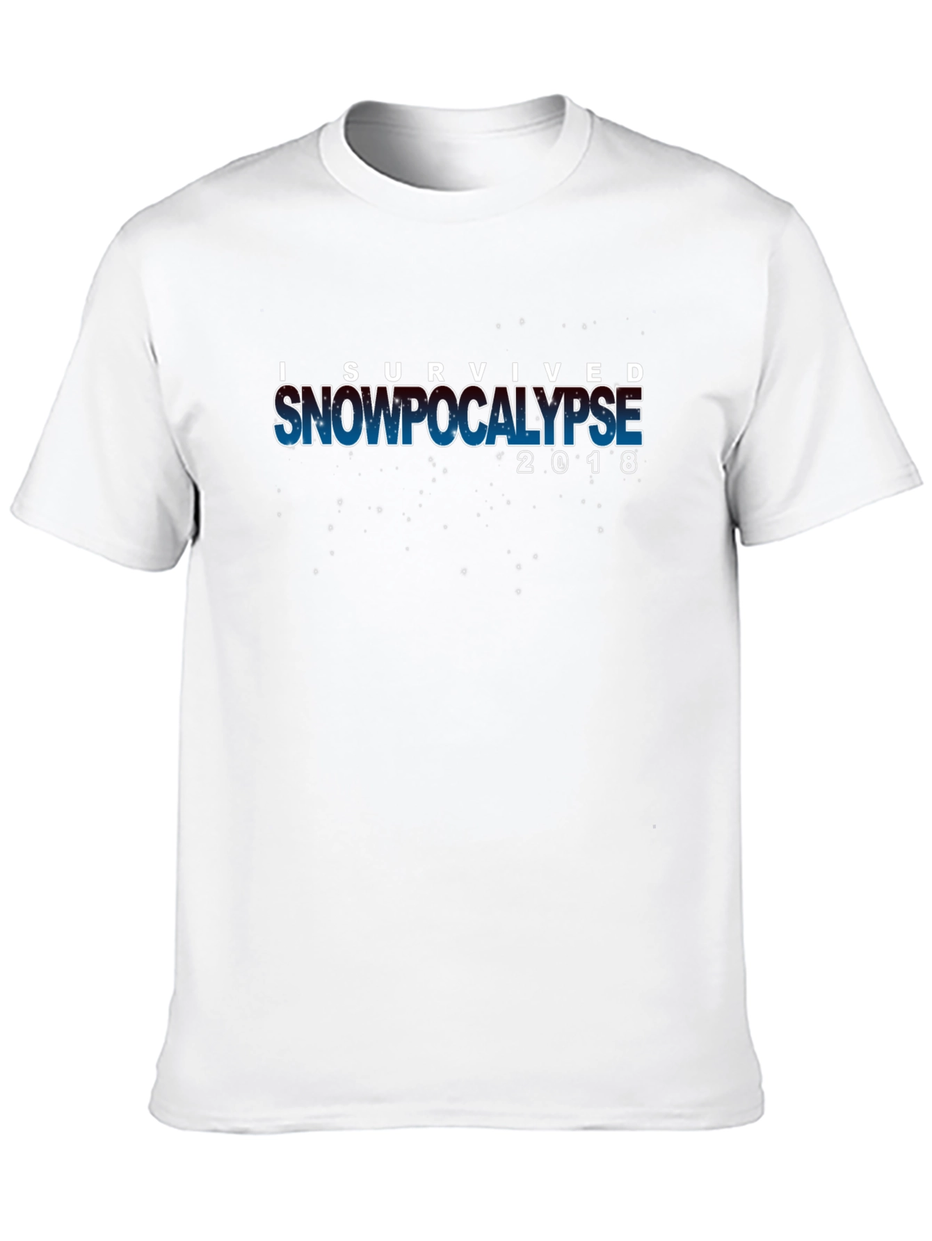 I Survived Snowpocalypse 2018 Black Tee