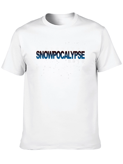 I Survived Snowpocalypse 2018 Black Tee