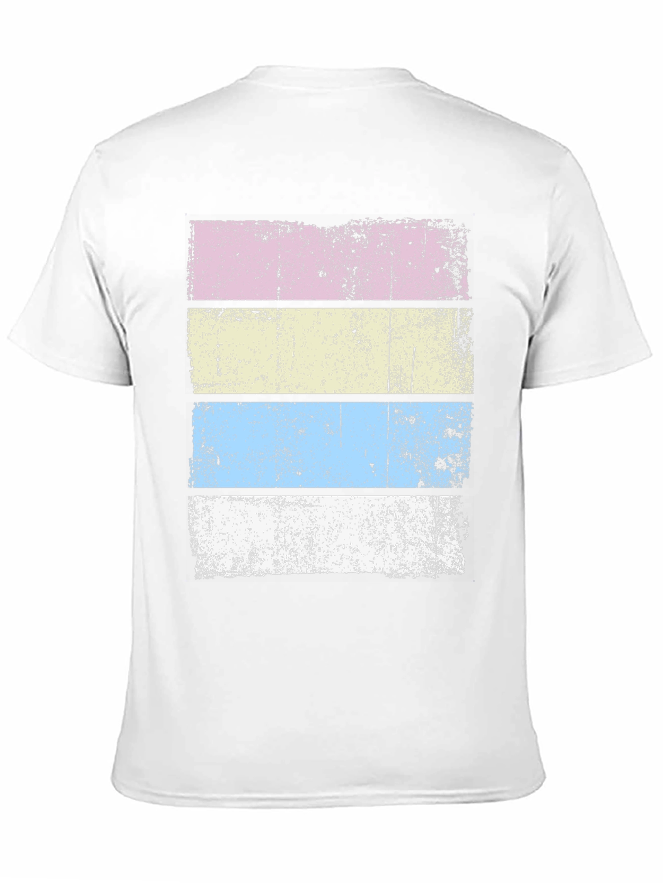 Retro Striped T-Shirt - Distressed Design
