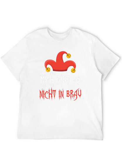 Mich Gibt Es Nicht In Brau Graphic T-Shirt