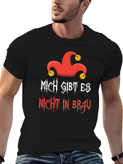 Mich Gibt Es Nicht In Brau Graphic T-Shirt