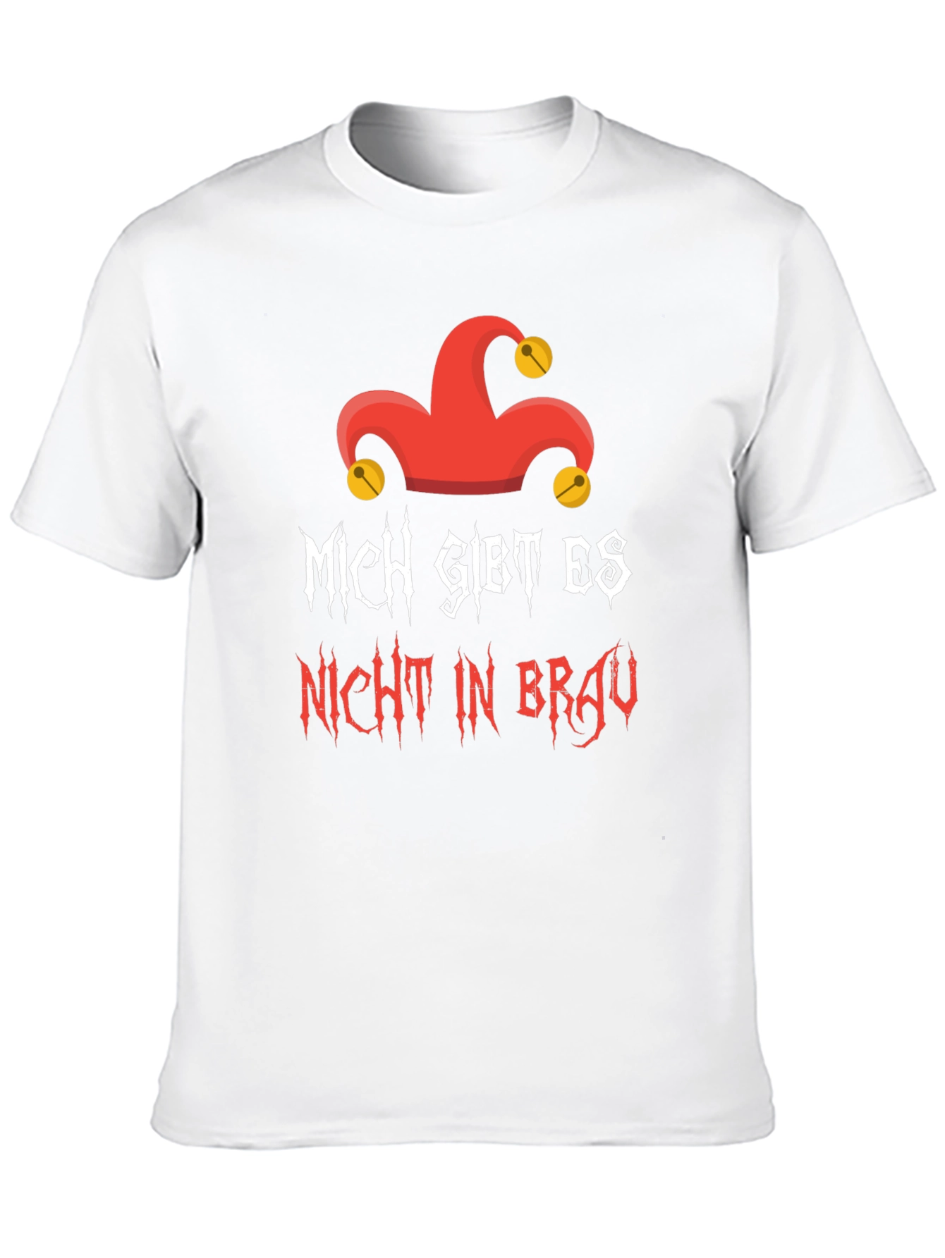Mich Gibt Es Nicht In Brau Graphic T-Shirt