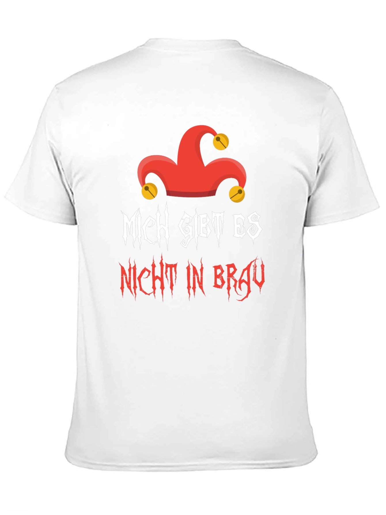 Mich Gibt Es Nicht In Brau Graphic T-Shirt