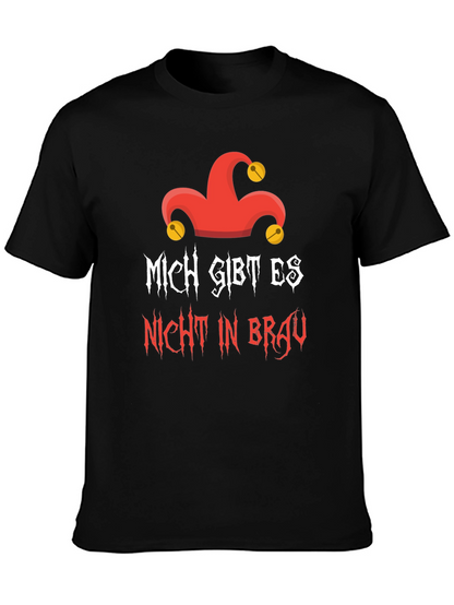 Mich Gibt Es Nicht In Brau Graphic T-Shirt