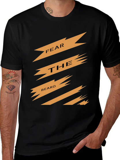 Fear The Beard Graphic Tee - Black T-Shirt