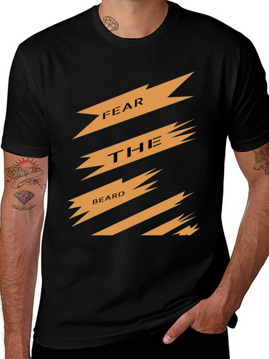 Fear The Beard Graphic Tee - Black T-Shirt