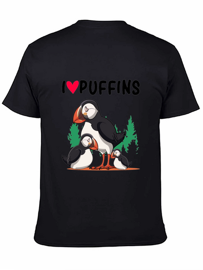 I Love Puffins Graphic T-Shirt