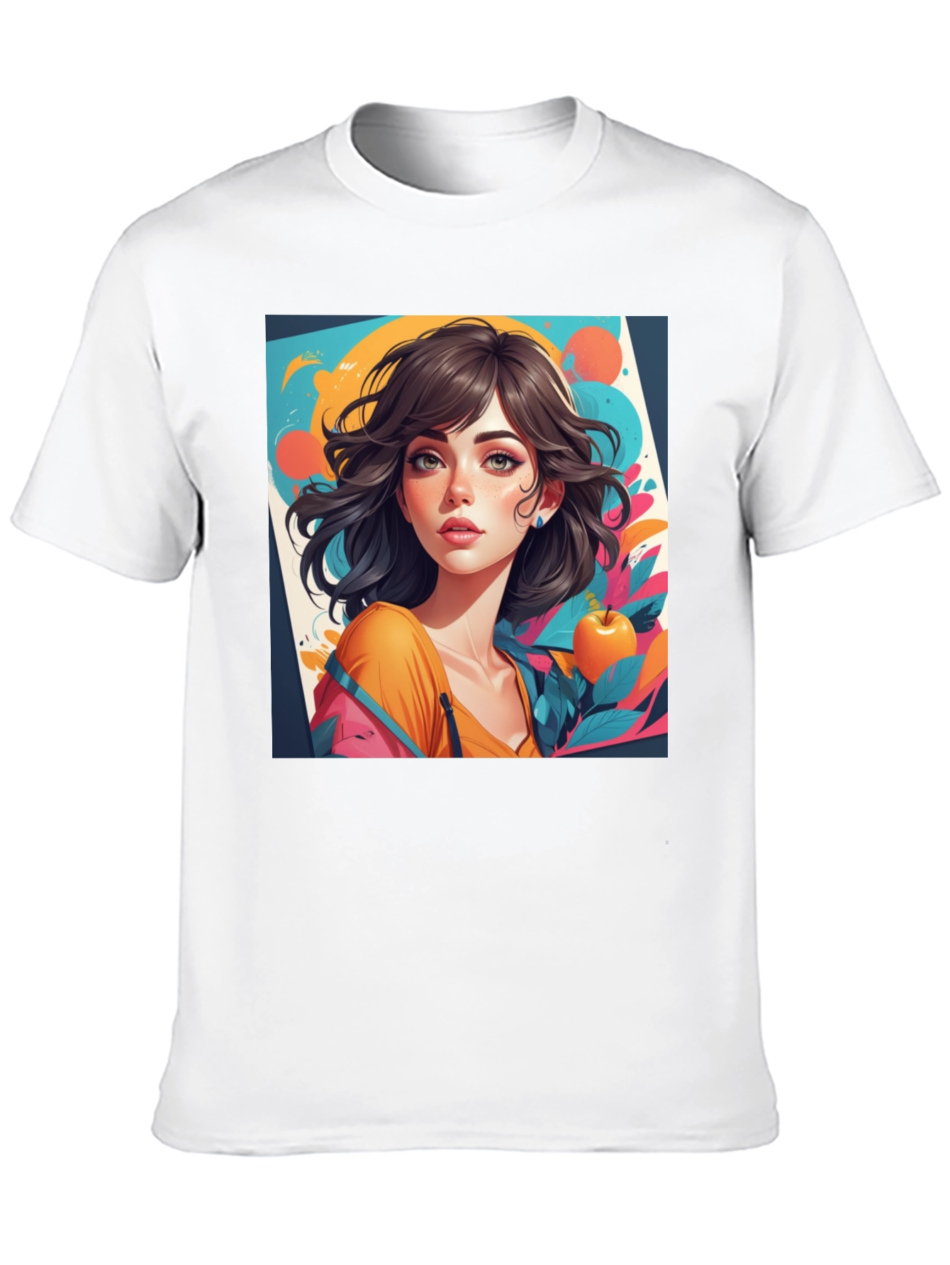 Artistic Girl Graphic Tee - Modern Streetwear