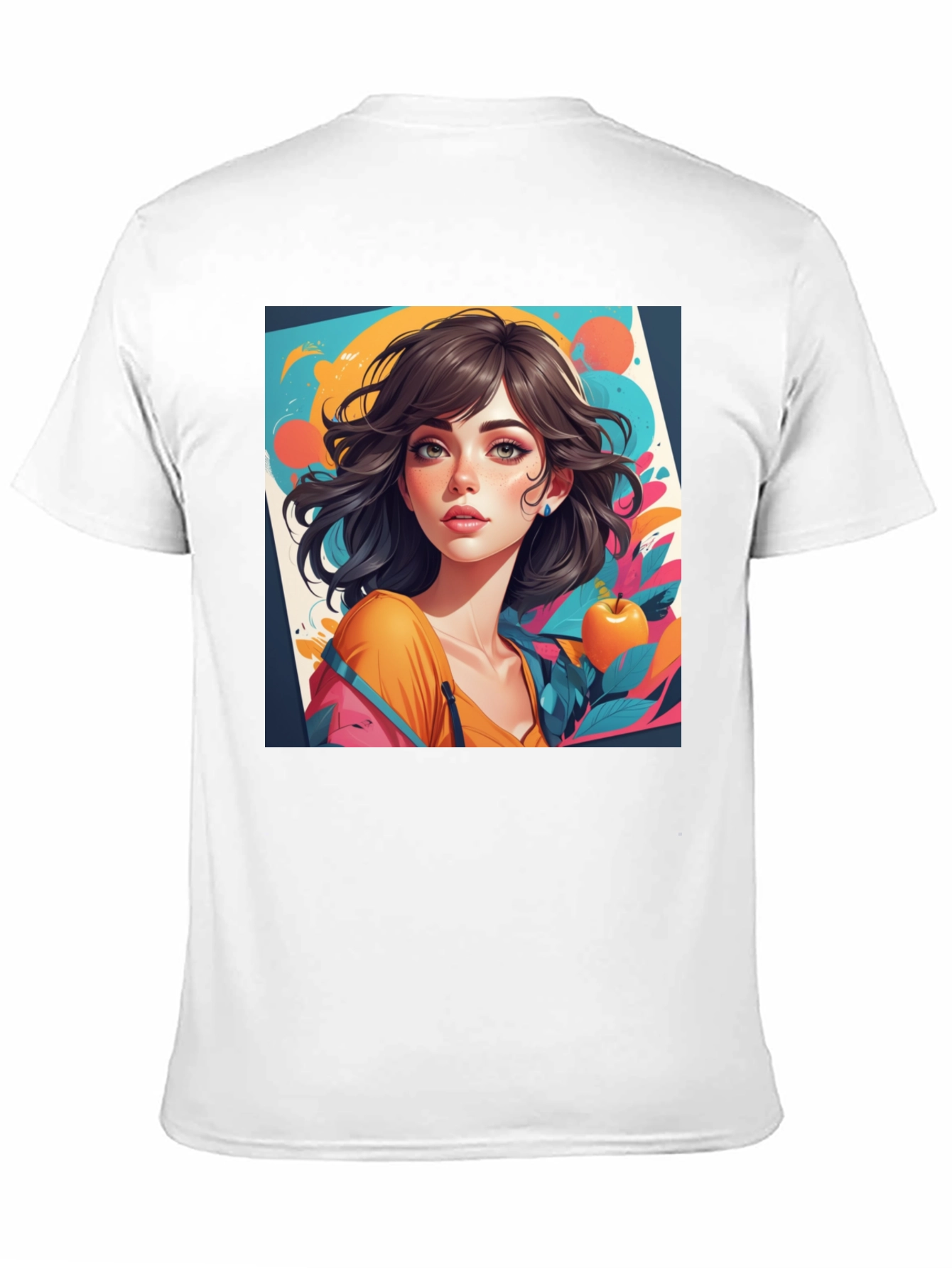 Artistic Girl Graphic Tee - Modern Streetwear