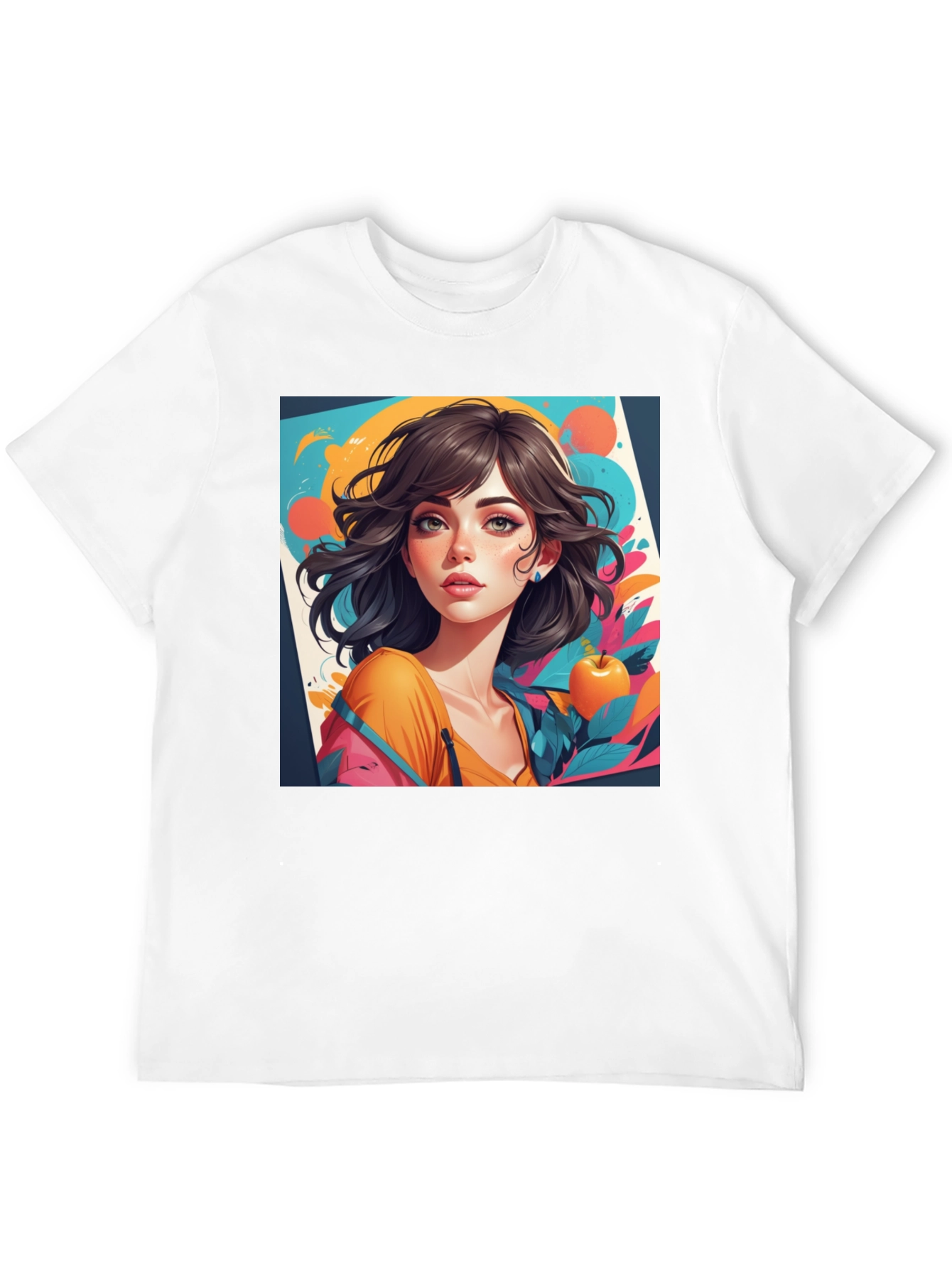 Artistic Girl Graphic Tee - Modern Streetwear