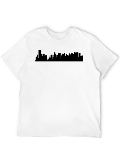 Cityscape Silhouette Tee - Modern Urban Style