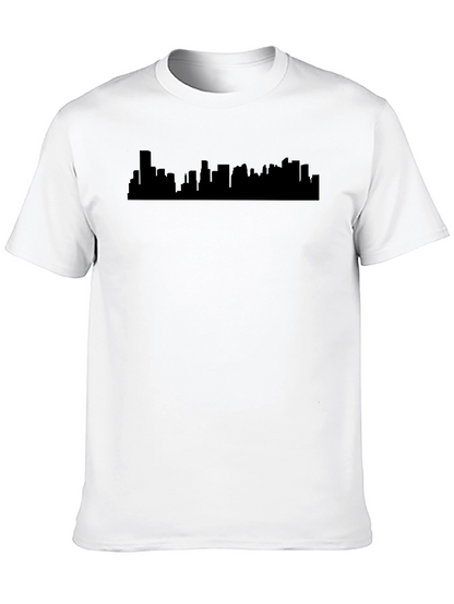 Cityscape Silhouette Tee - Modern Urban Style
