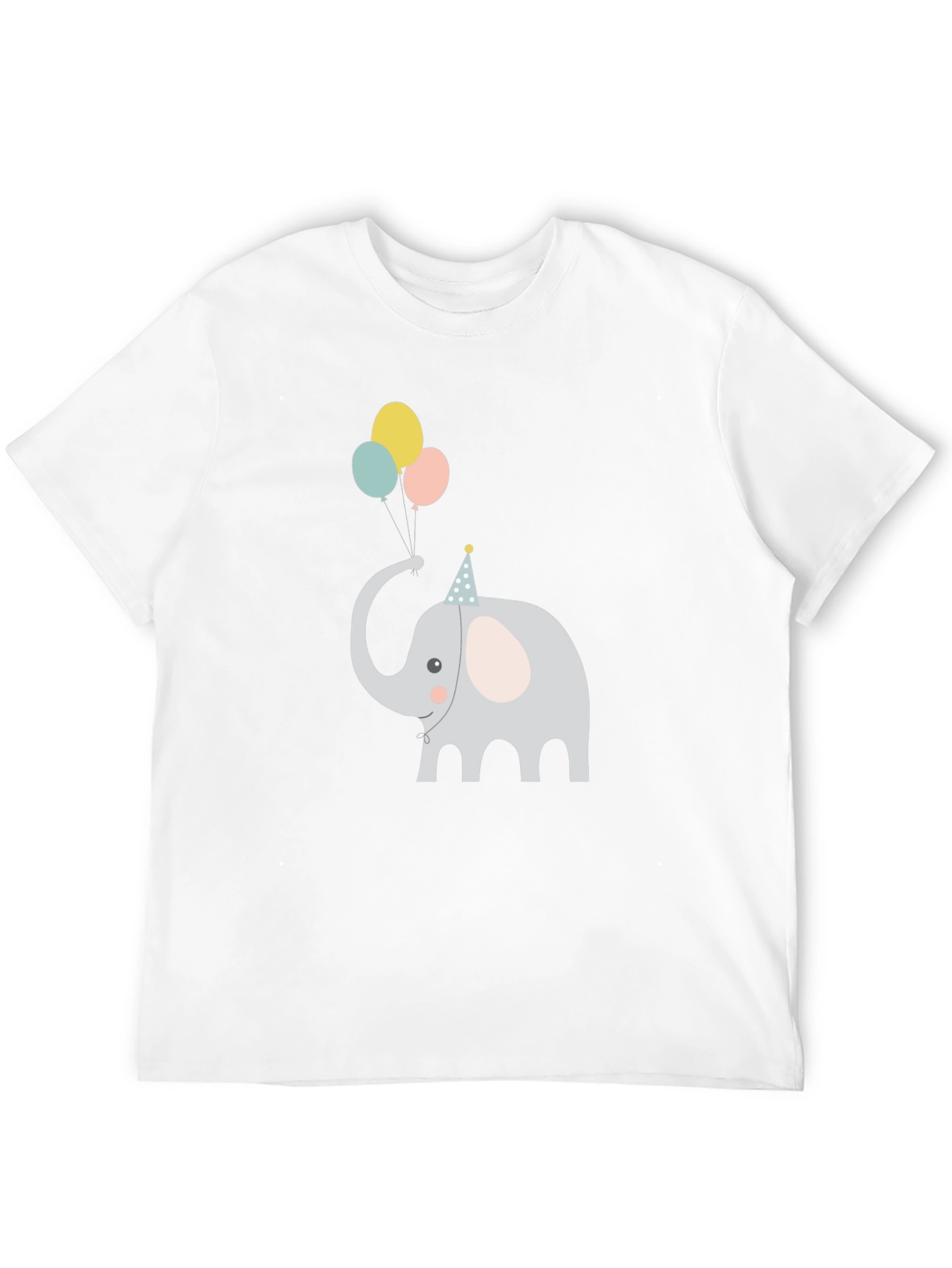 Elephant with Balloons Graphic Tee