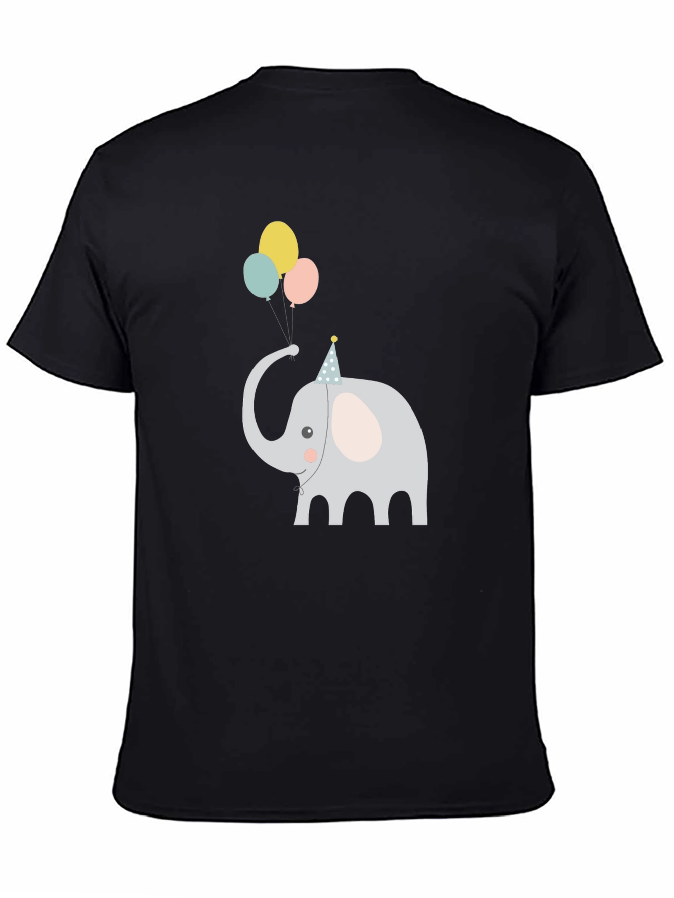 Elephant with Balloons Graphic Tee