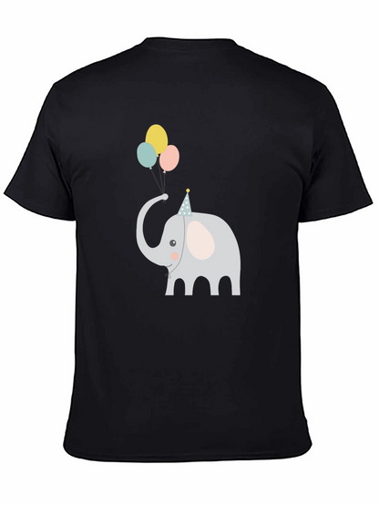 Elephant with Balloons Graphic Tee