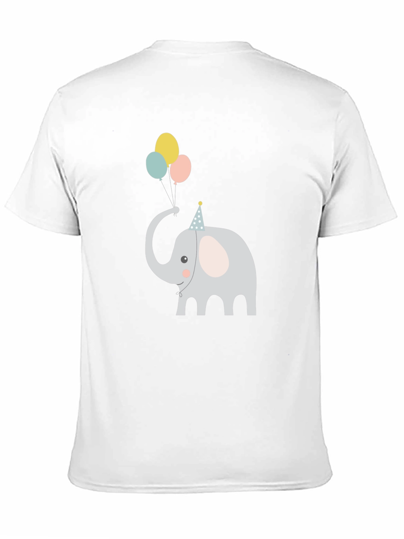 Elephant with Balloons Graphic Tee