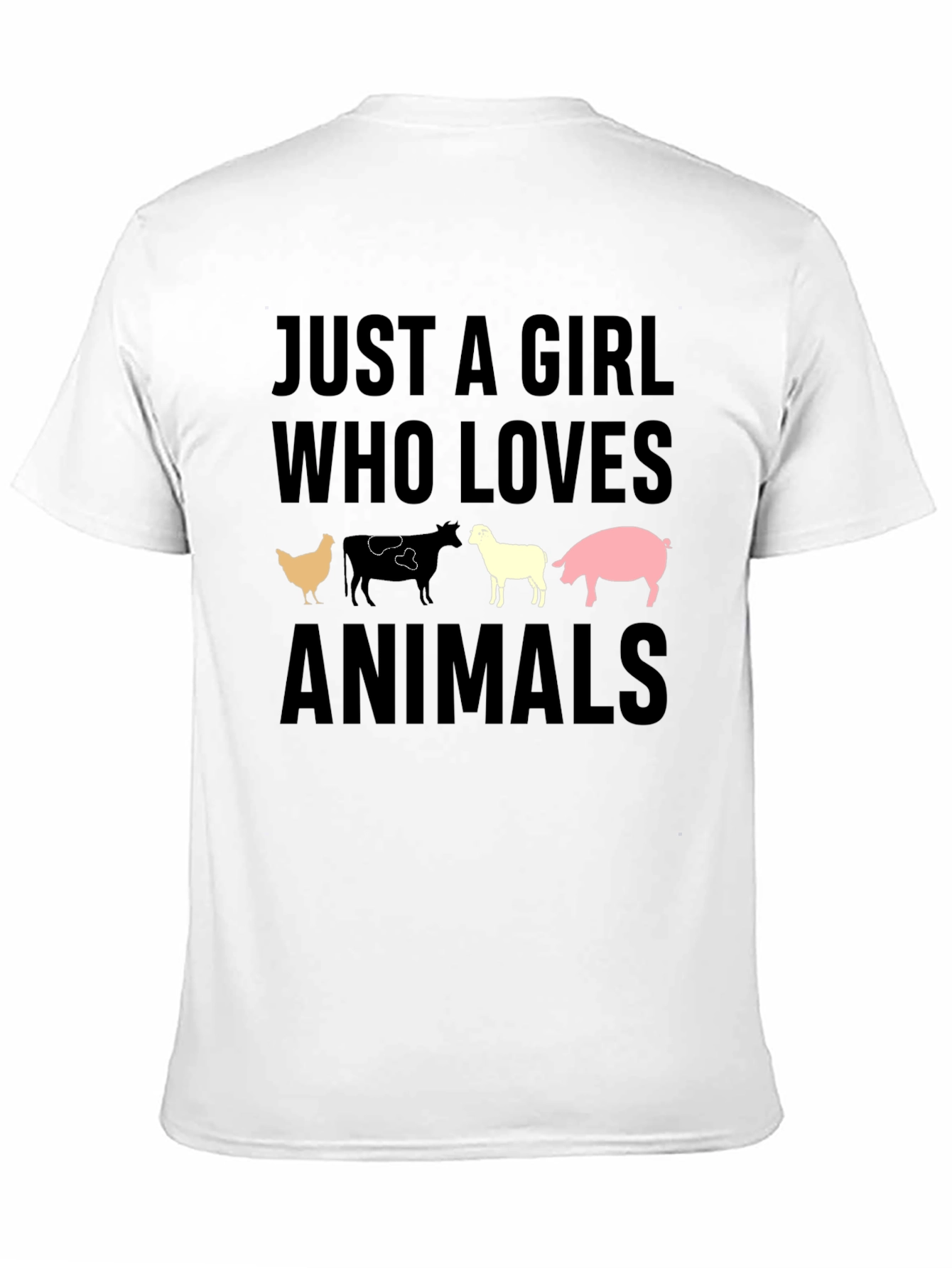 Just A Girl Who Loves Animals T-Shirt