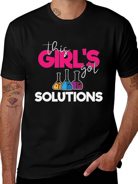 This Girls Got Solutions Science T-Shirt