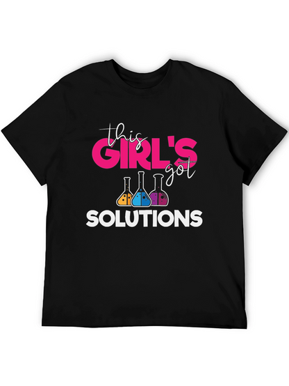 This Girls Got Solutions Science T-Shirt