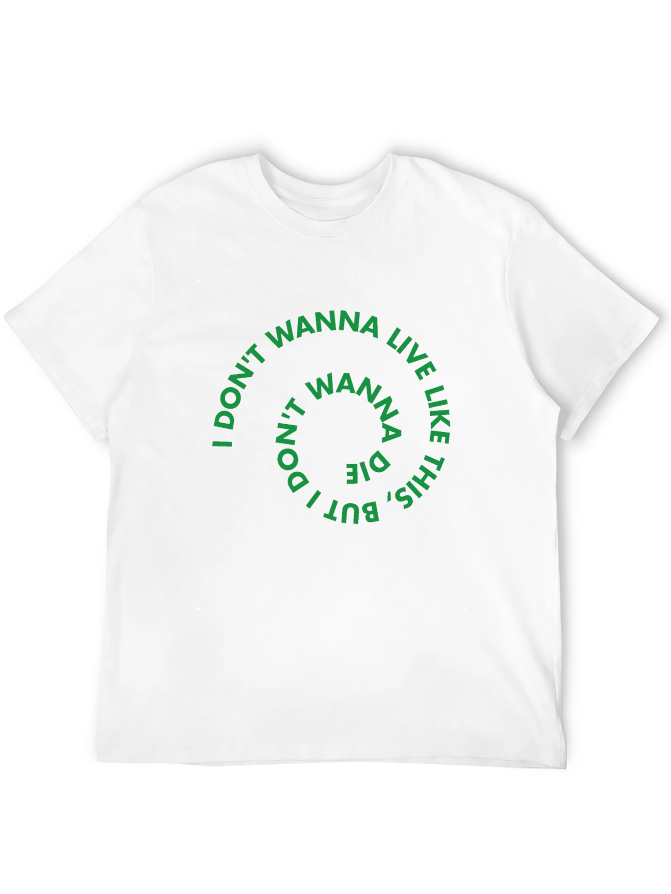 I Dont Wanna Live Like This Graphic Tee