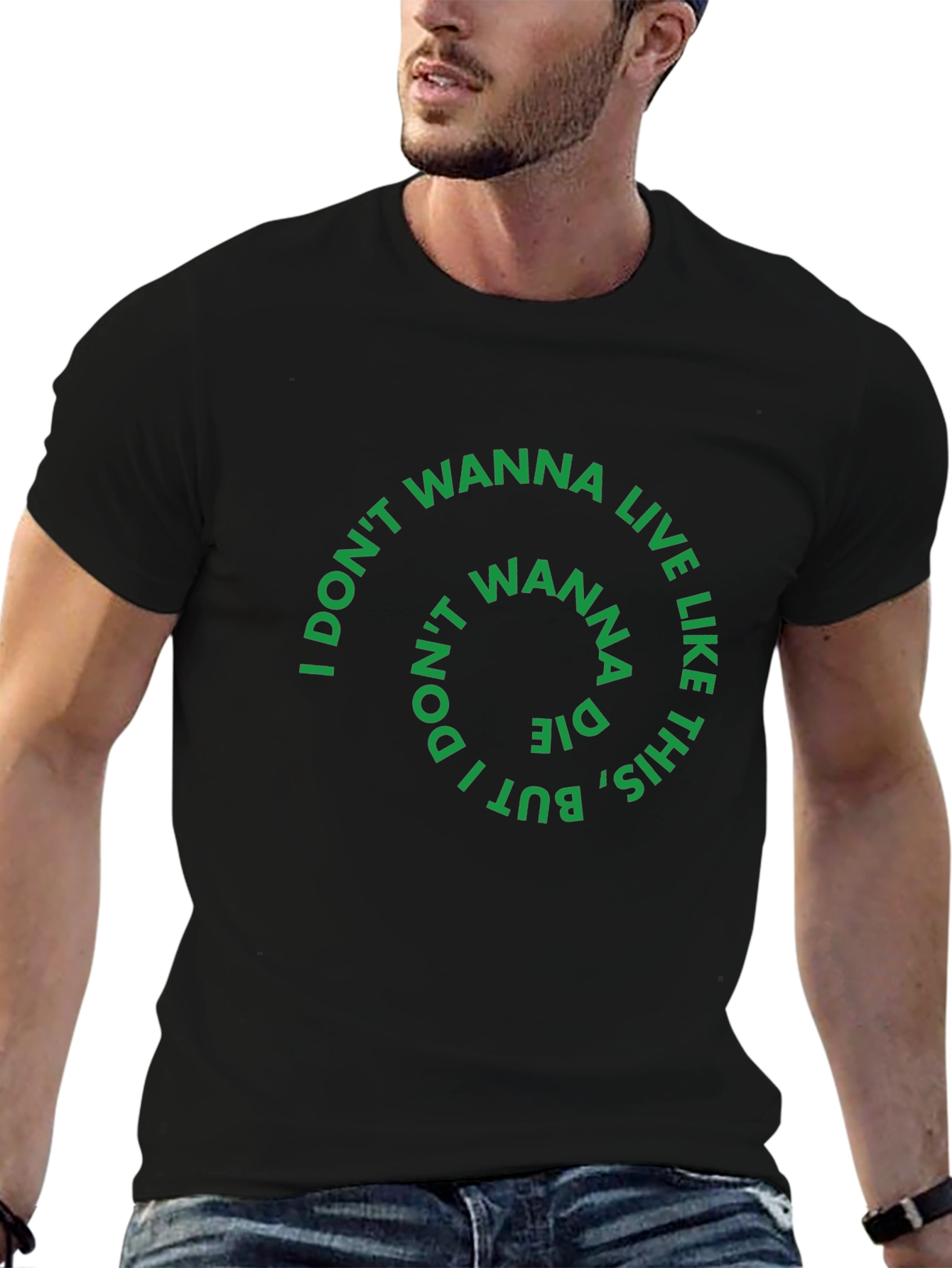 I Dont Wanna Live Like This Graphic Tee