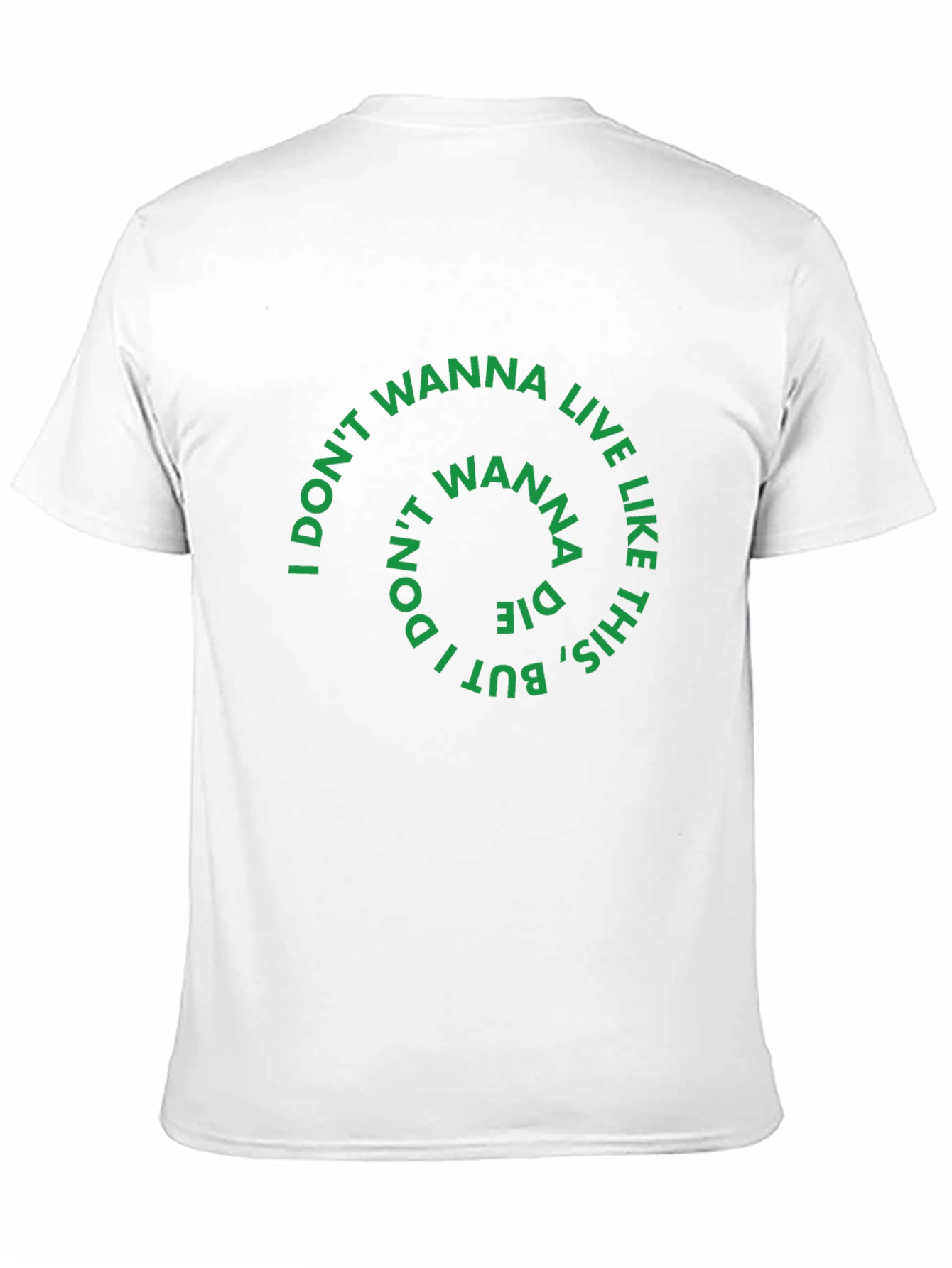 I Dont Wanna Live Like This Graphic Tee